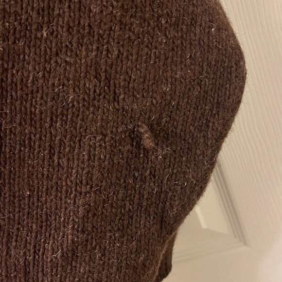 Babaa cardigan no11 earth Brown Wool Button-Up Cardigan - OS - Picture 12 of 12